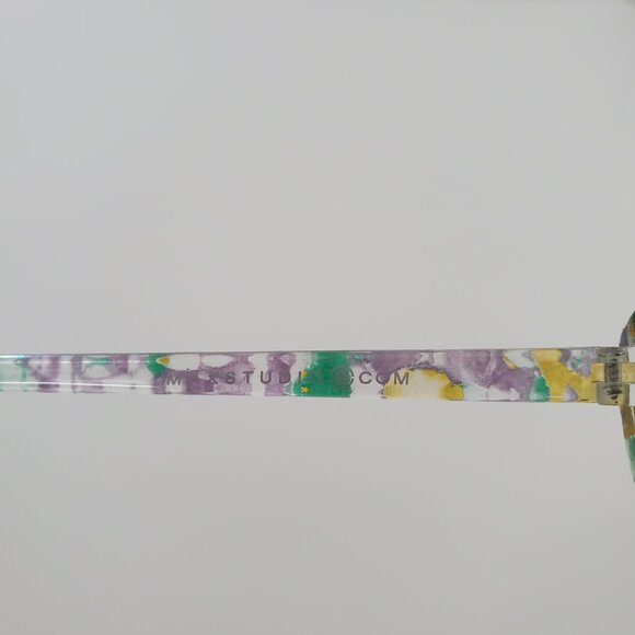 NWOT MAX STUDIO Women's Readers Reading Glasses +1.50 Oval Lens Pastel Florals - Picture 6 of 8